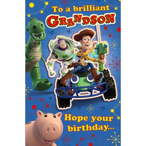 Brilliant Grandson Disney Toy Story Pop Up Birthday Card £4.55